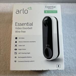 Arlo Essential Series AVD2001-100NAS Wireless Outdoor Video Doorbell NEW